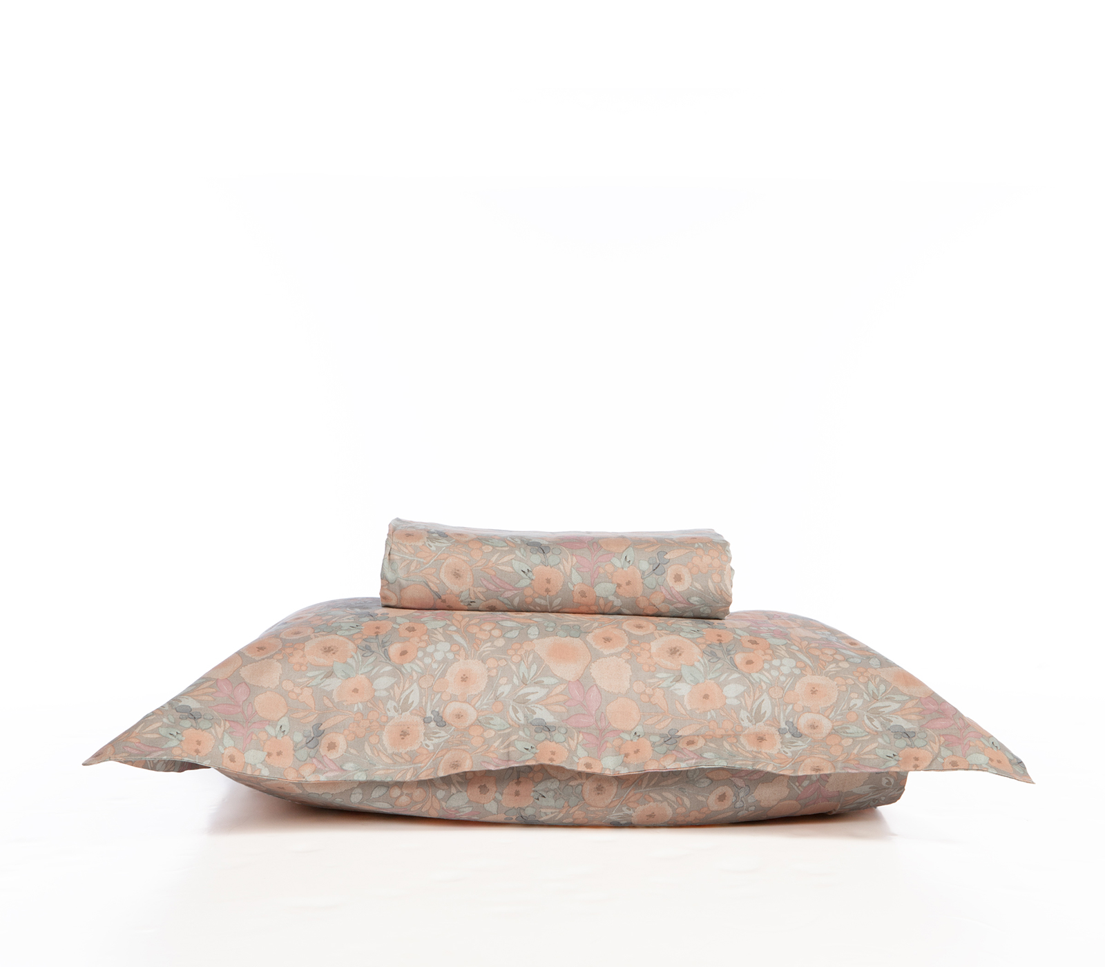 Παπλωματοθήκη Υπέρδιπλη Βαμβακοσατέν Nef-Nef Homeware (Σετ) Alystran 240x230 Grey