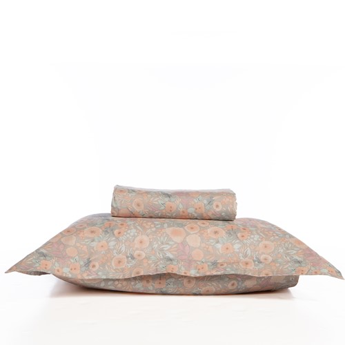 Παπλωματοθήκη Υπέρδιπλη Βαμβακοσατέν Nef-Nef Homeware (Σετ) Alystran 240x230 Grey