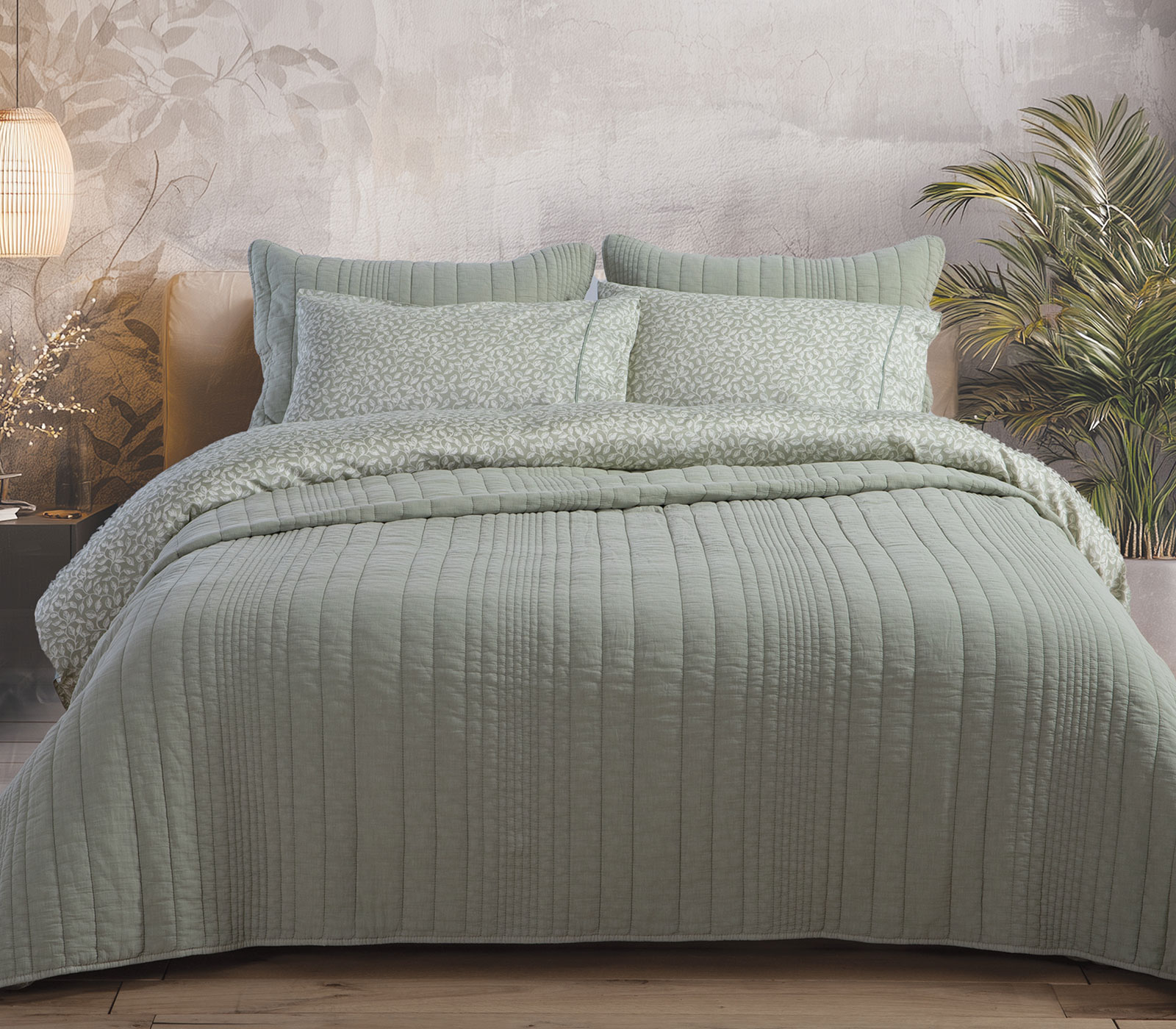 Κουβερλί Υπέρδιπλο Nef-Nef Homeware Ecstatic 230X240 Green