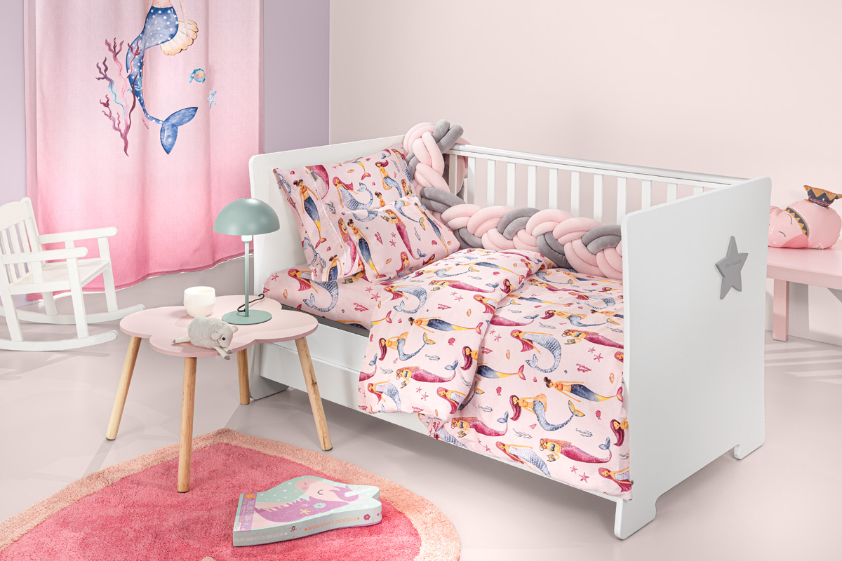 Βρεφικά Σεντόνια Guy Laroche Merida Pink 115X170