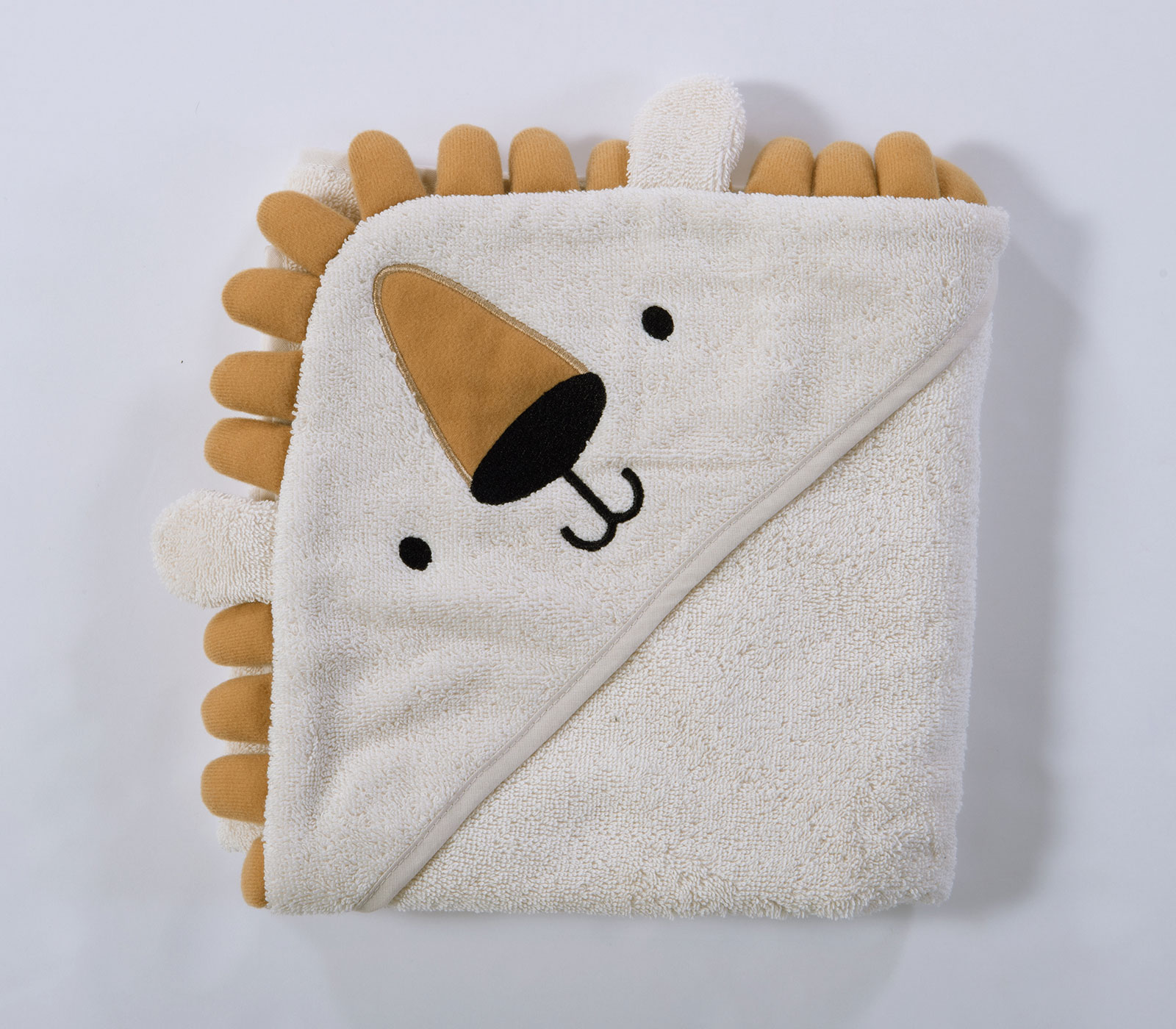 Βρεφική Κάπα Nef-Nef Homeware Jungle In Motion 75x75 Ecru 