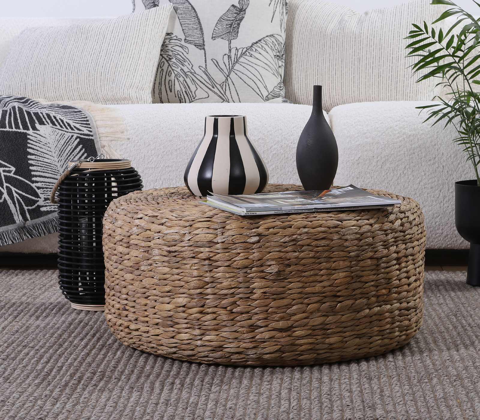 Διακοσμητικό Κεραμικό Βαζάκι Nef-Nef Homeware Platense Black