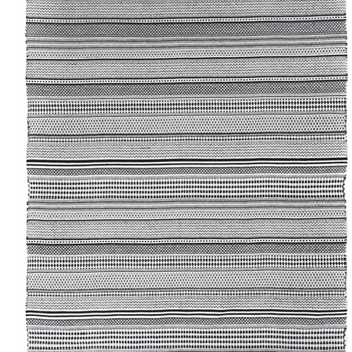 Χαλί Σαλονιού Royal Carpet Urban Cotton Kilim Samaira Black White - 130x190 cm