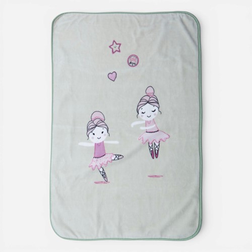 Βρεφική Κουβέρτα Κούνιας Nef-Nef Homeware Ballerine World 100x140