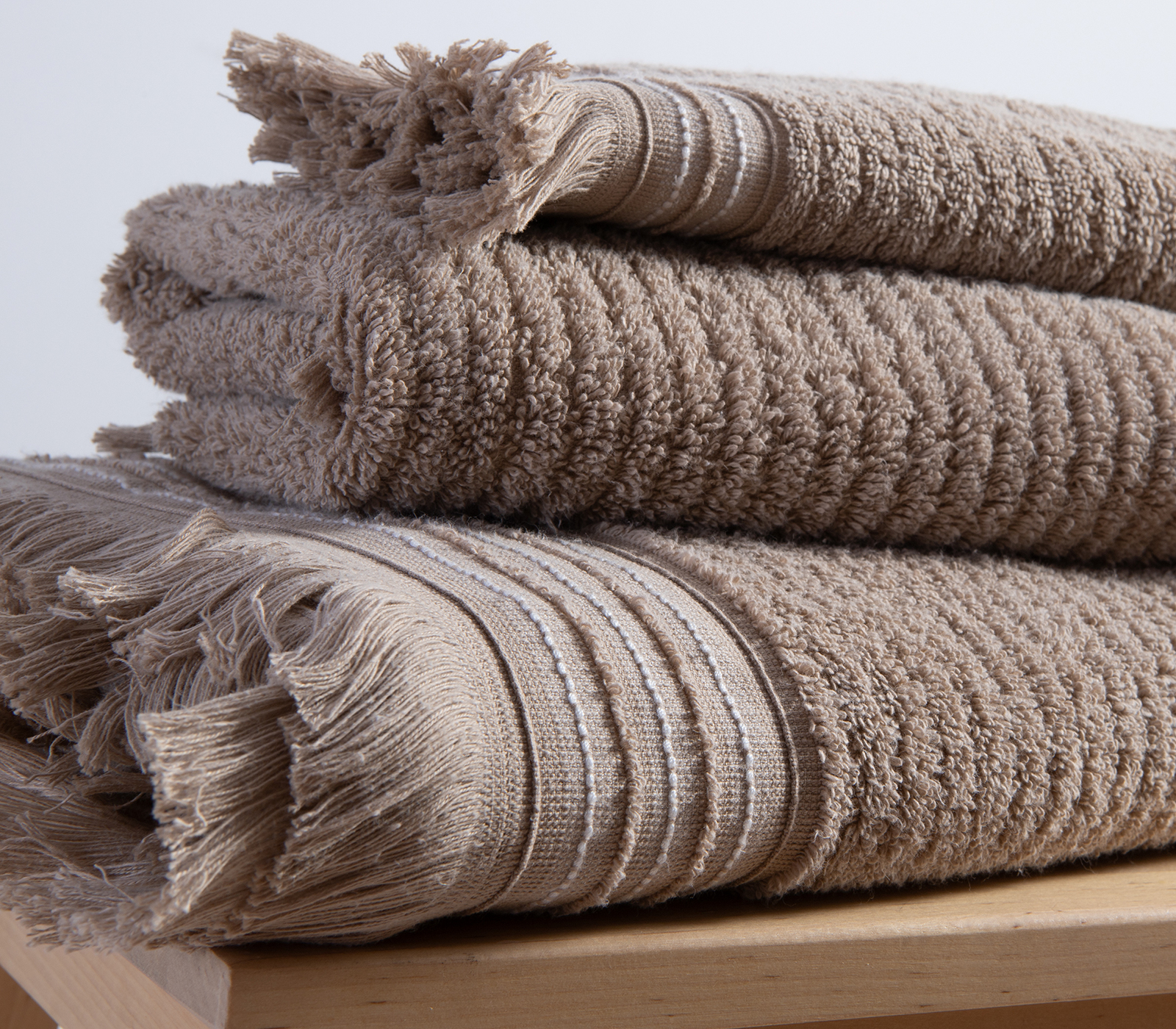 Πετσέτα Προσώπου Nef-Nef Homeware Satti 50X90 Beige