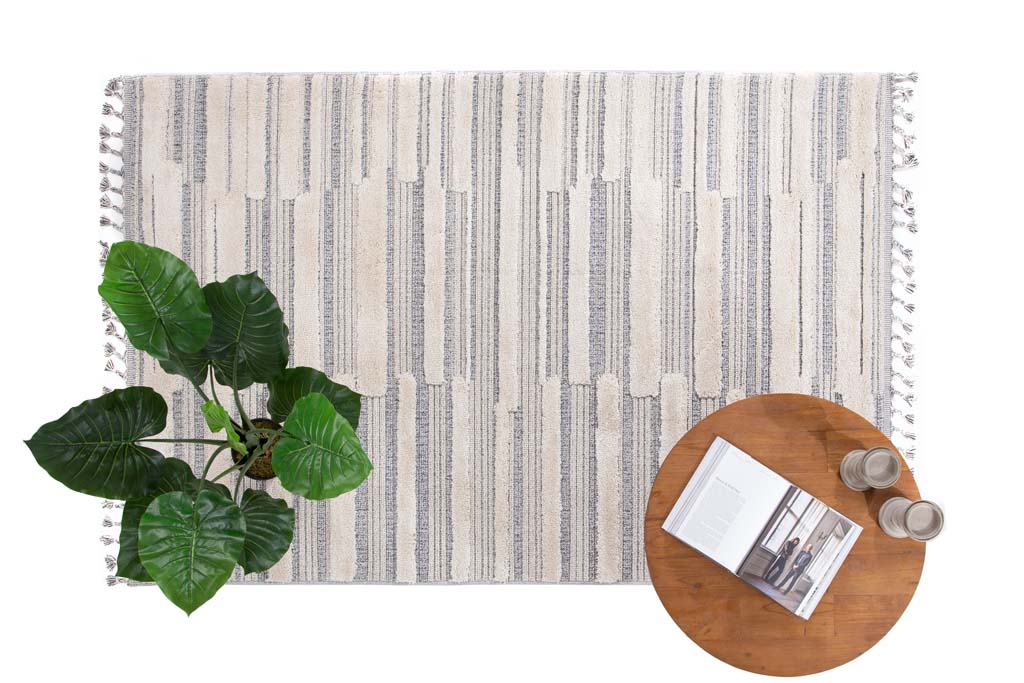 Xαλί Σαλονιού La Casa 713A White L. Grey Royal Carpet 200Χ250