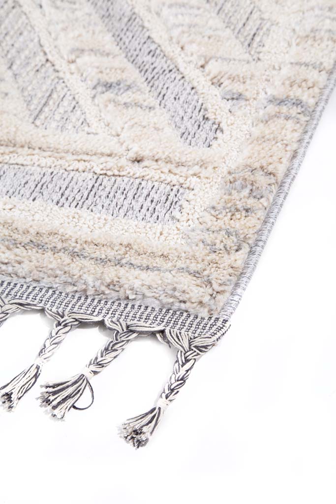 Xαλί Σαλνιού La Casa 723A White L. Grey Royal Carpet 160Χ230