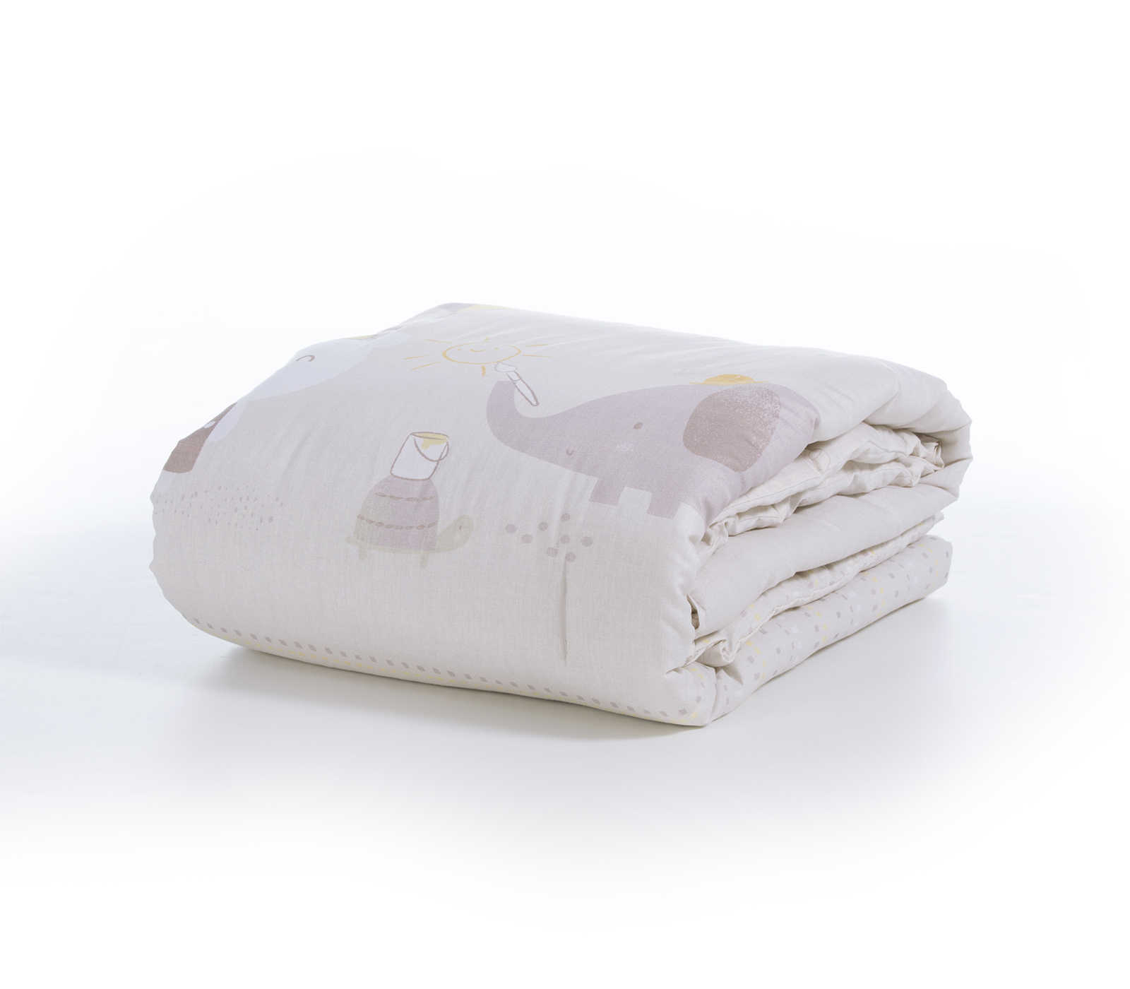 Βρεφικό Κουβερλί Nef-Nef Homeware Happy Days 110x140 Greige