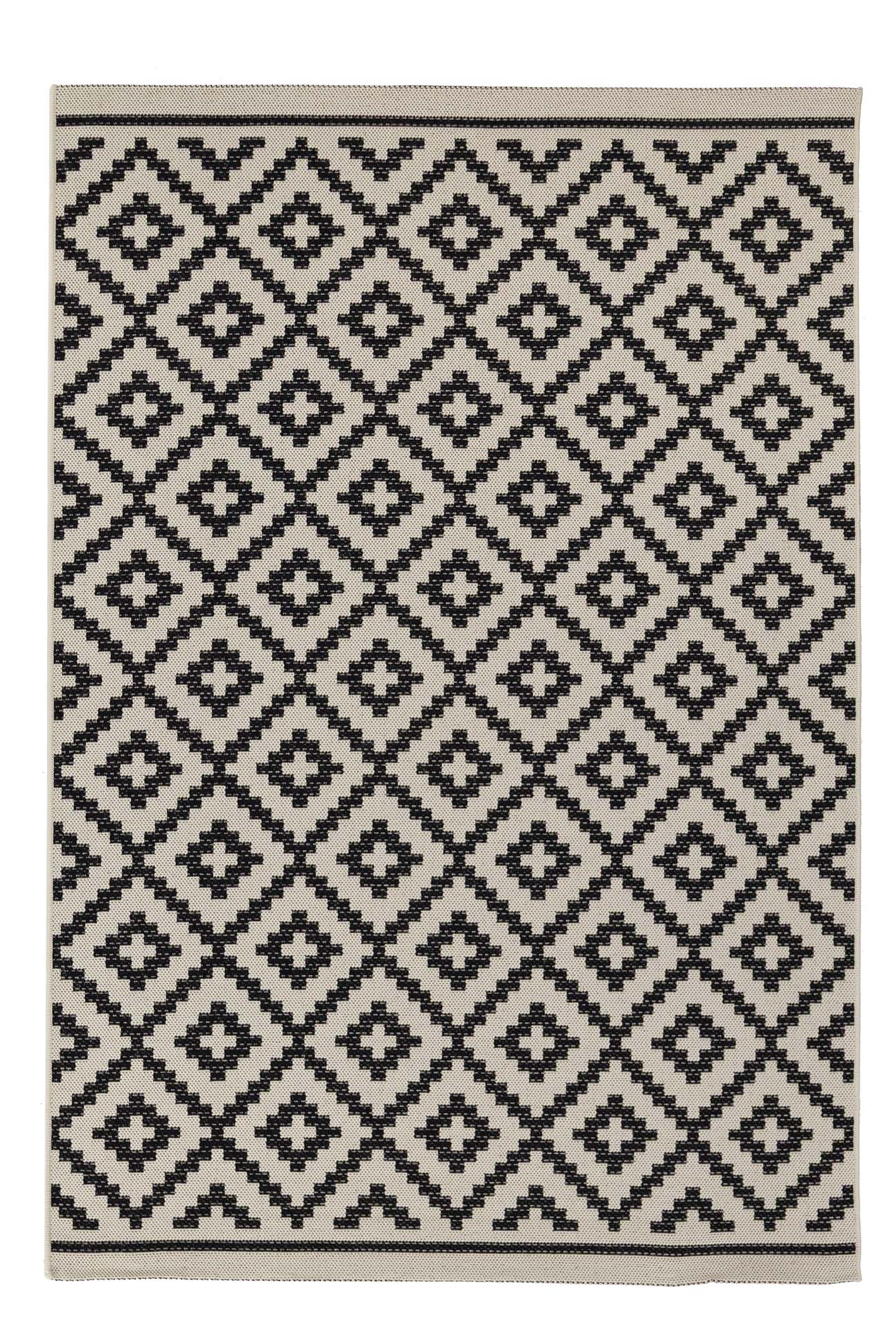 Ψάθα Flox 721W BLACK Royal Carpet - 160 x 230 cm
