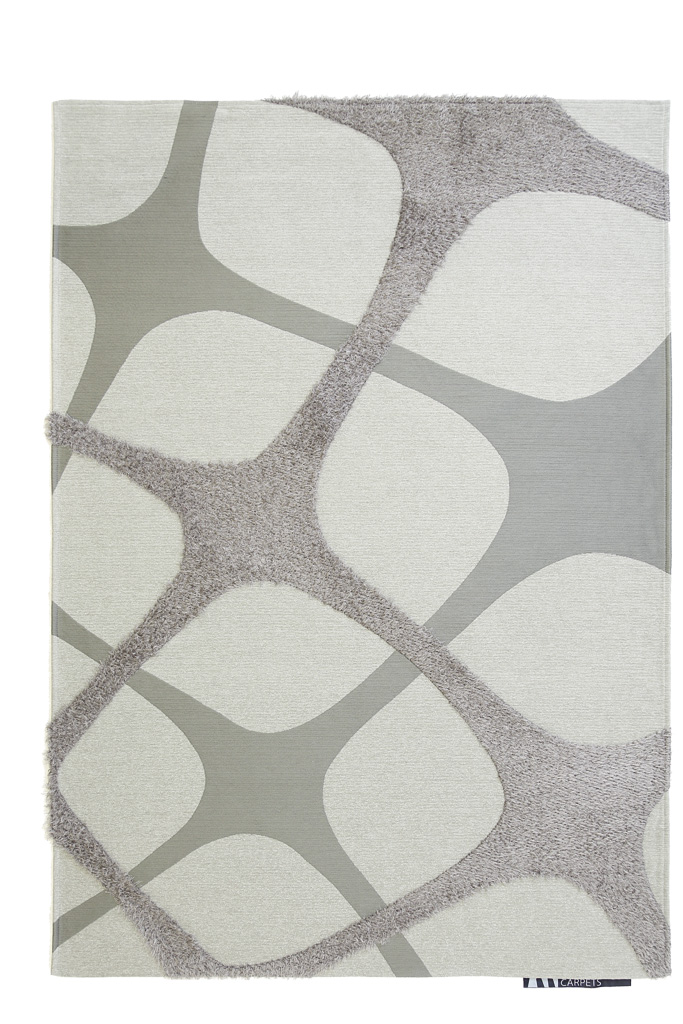 Χαλί Toscana Shaggy INNO WHITE SILVER Royal Carpet - 68 x 140 cm