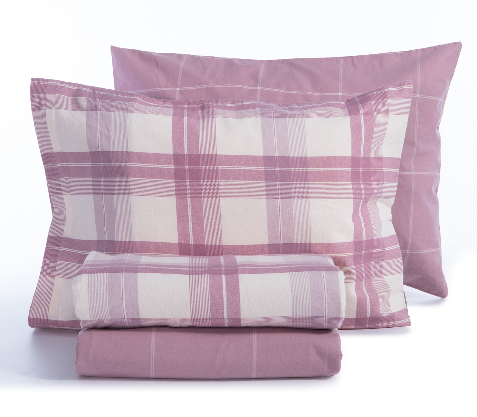 Φανελένια Σεντόνια Nef-Nef Homeware Μονά (Σετ) Charlie 160X260 Rose