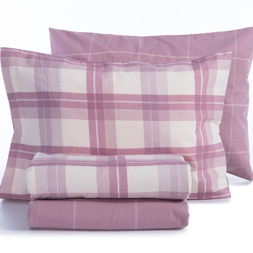Φανελένια Σεντόνια Nef-Nef Homeware Μονά (Σετ) Charlie 160X260 Rose