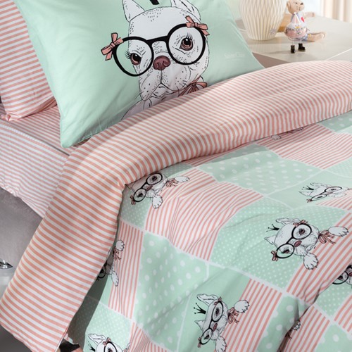 Παιδικά Σεντόνια Μονά (Σετ) Saint Clair Rosie Mint