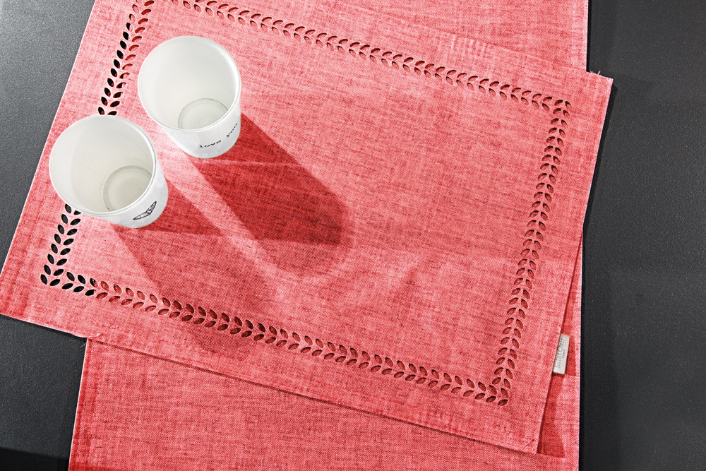 Σουπλά 2 Όψεων Saint Clair 3007 Tomato Laser Cut