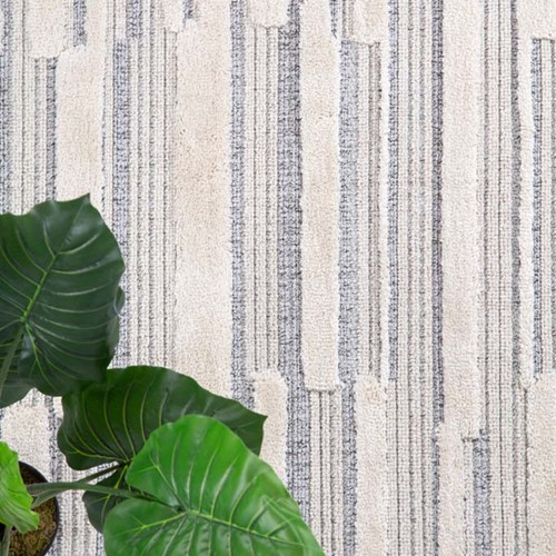 Xαλί Σαλονιού La Casa 713A White L. Grey Royal Carpet 160Χ230