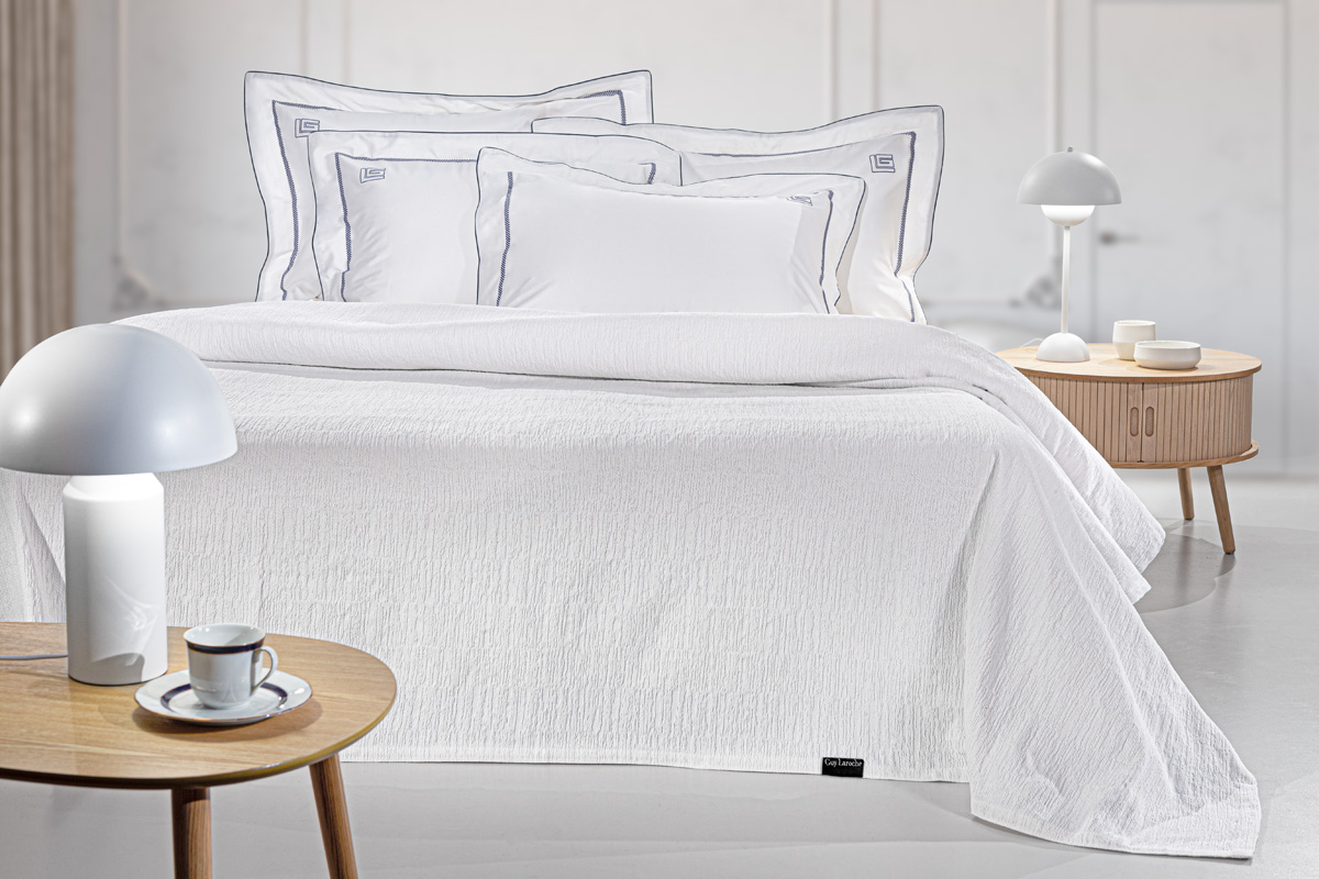 Κουβέρτα King Size Guy Laroche Diana White 260X250