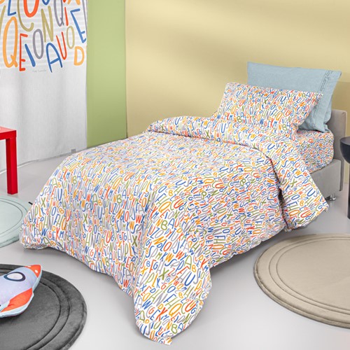 Παιδικά Σεντόνια Guy Laroche (Σετ) Letters Multi 160x250