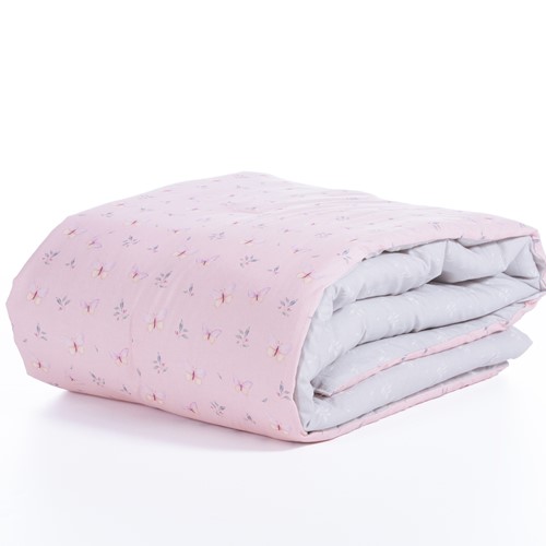 Βρεφικό Κουβερλί Nef-Nef Homeware Wings Of Joy Alphabet Monster 110x140 Pink