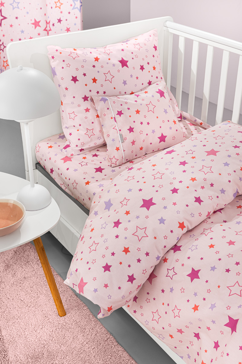 Βρεφικά Σεντόνια Guy Laroche Starland Pink 115X170