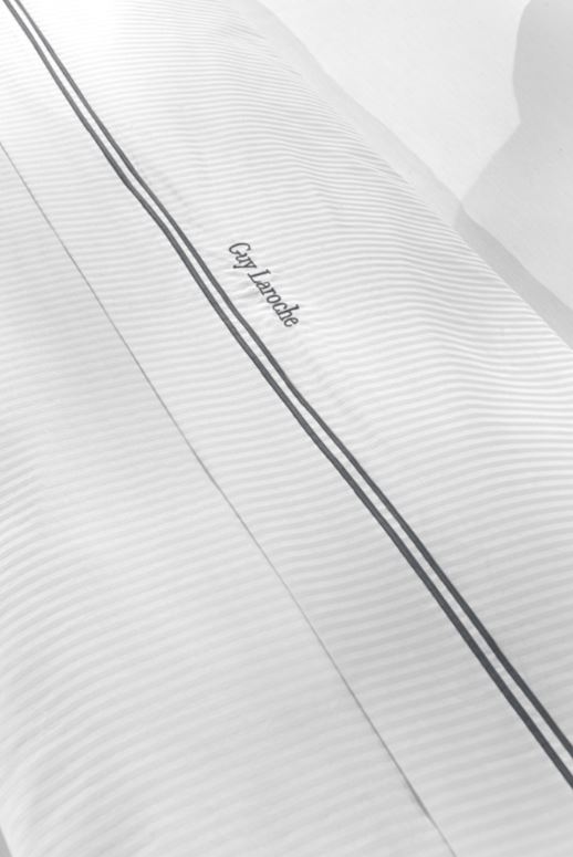 Σεντόνια King Size Guy Laroche (Σετ) Nice White-Anthracite 270X280