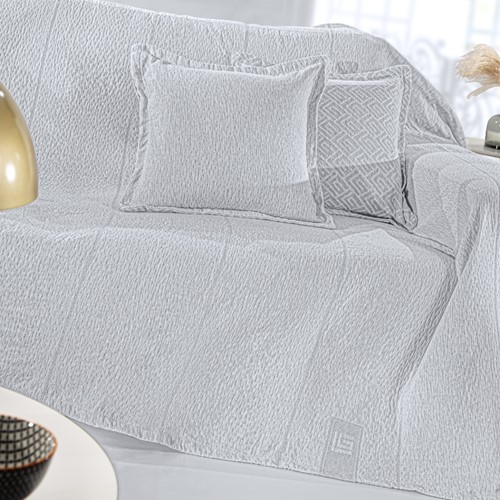 Ριχτάρι Πολυθρόνας Guy Laroche Soho Silver 180X150