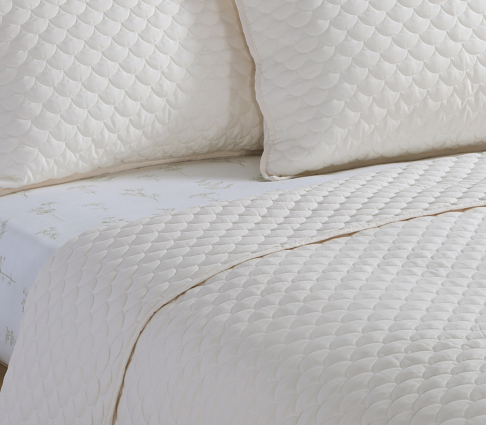 Κουβερλί Μονό Nef-Nef Homeware Scofield 180x240 Ecru