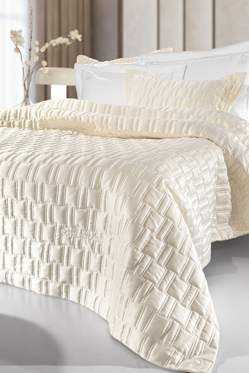 Κουβερλί Υπέρδιπλο Βαμβακοσατέν Guy Laroche (Σετ) Brick Ecru 250X240 