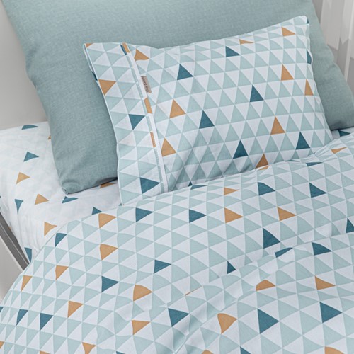 Βρεφικά Σεντόνια Guy Laroche (Σετ) Two2Twenty Aqua 115x170