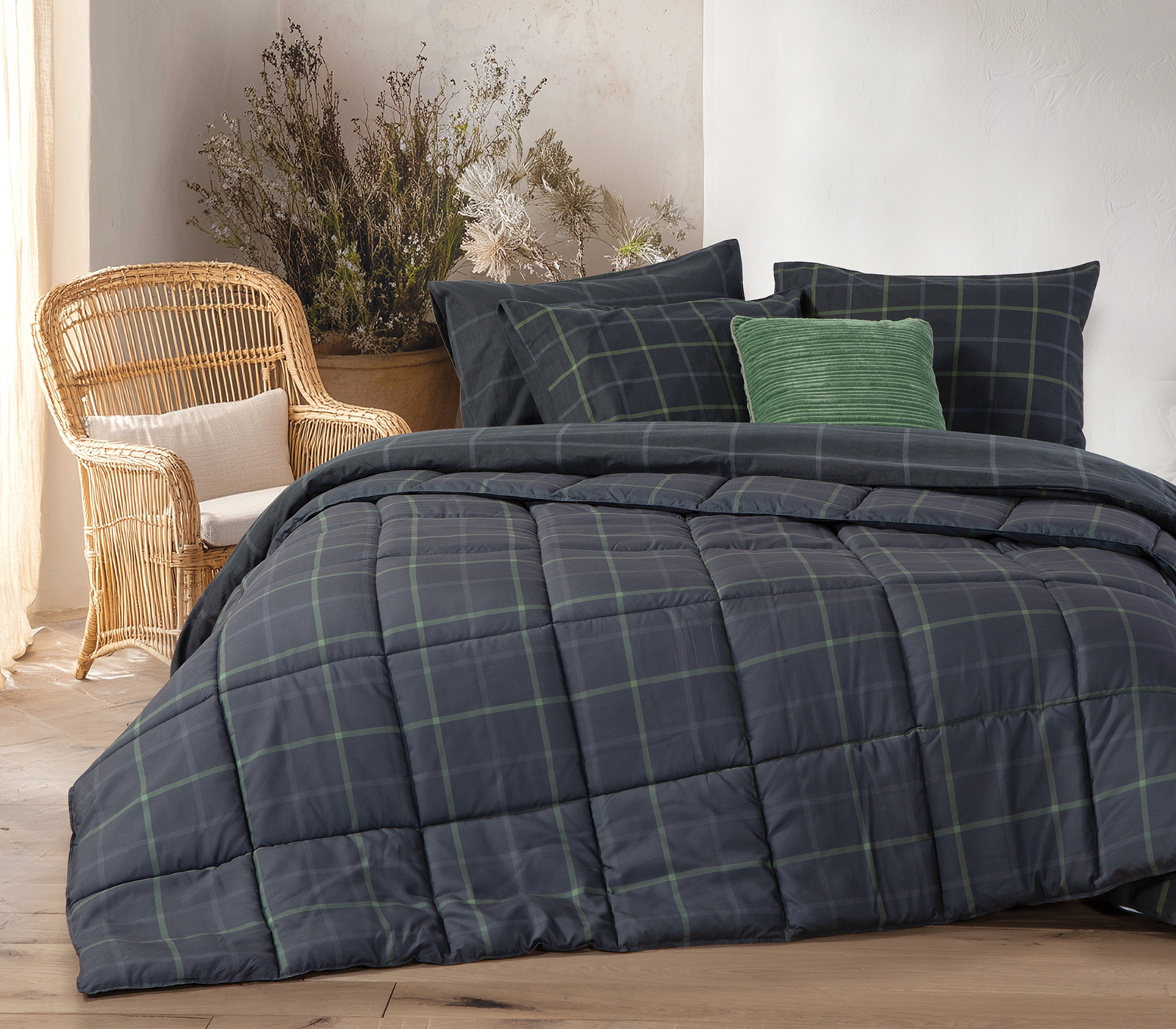 Πάπλωμα Υπέρδιπλο Nef-Nef Homeware Naiberg 240x220 Denim