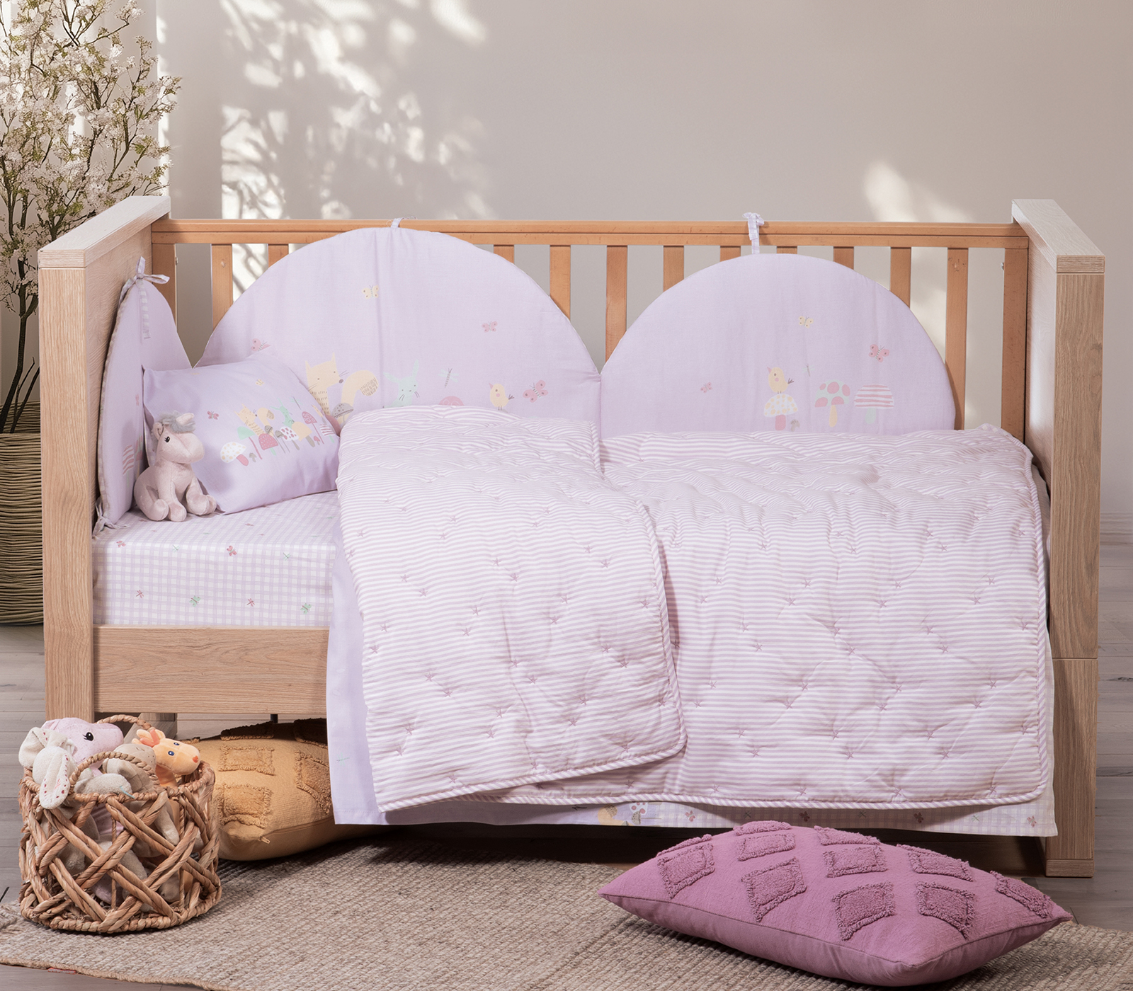 Βρεφικό Κουβερλί Nef-Nef Homeware Special 110x150 Lilac