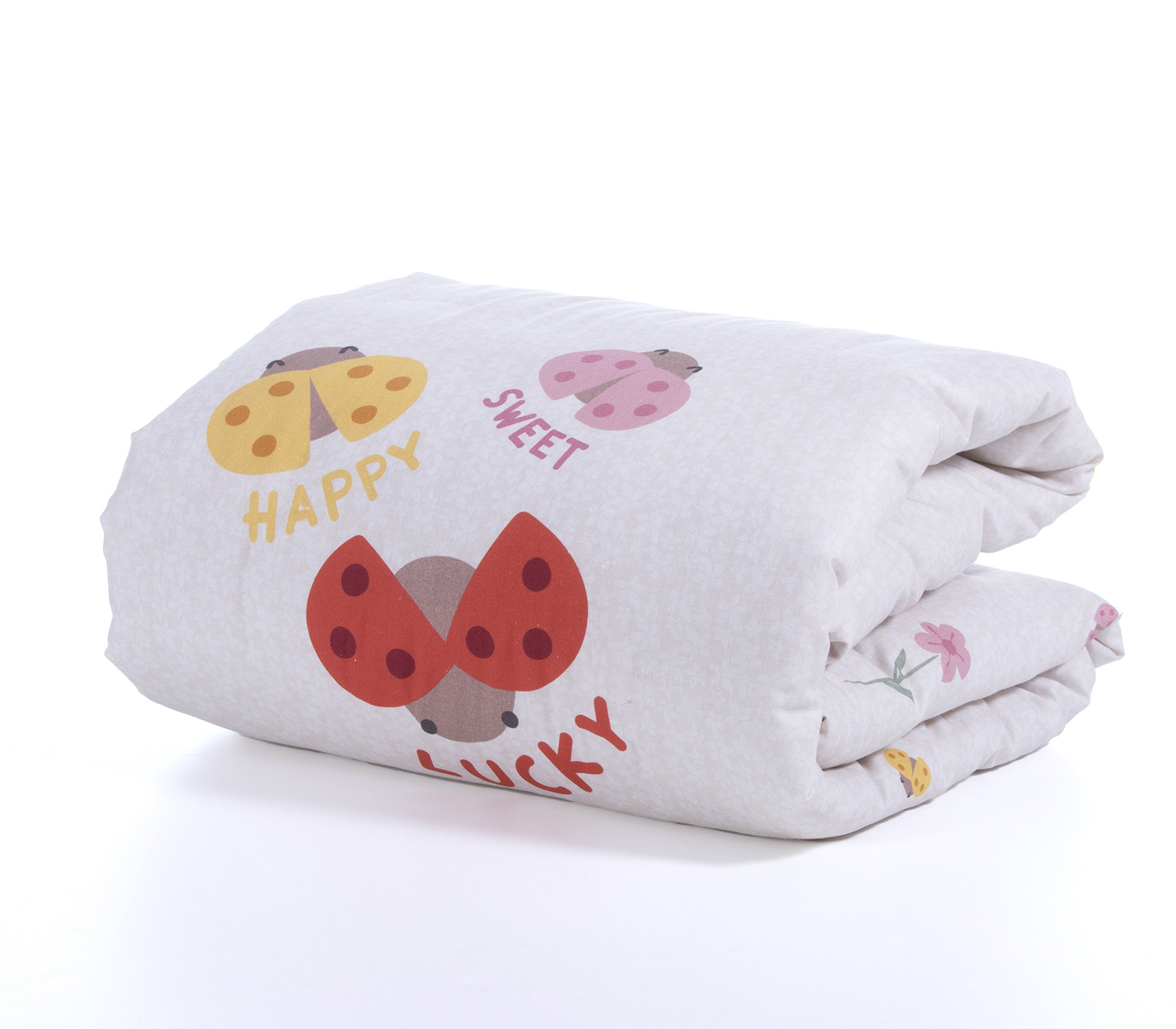 Βρεφικό Κουβερλί Nef-Nef Homeware Lady Bug 110Χ140 Ecru