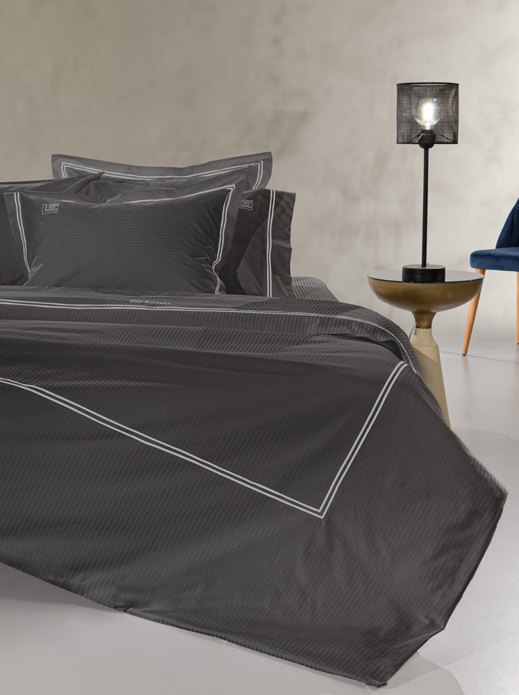 Σεντόνια King Size Guy Laroche (Σετ) Nice Anthracite-Silver 270X280 