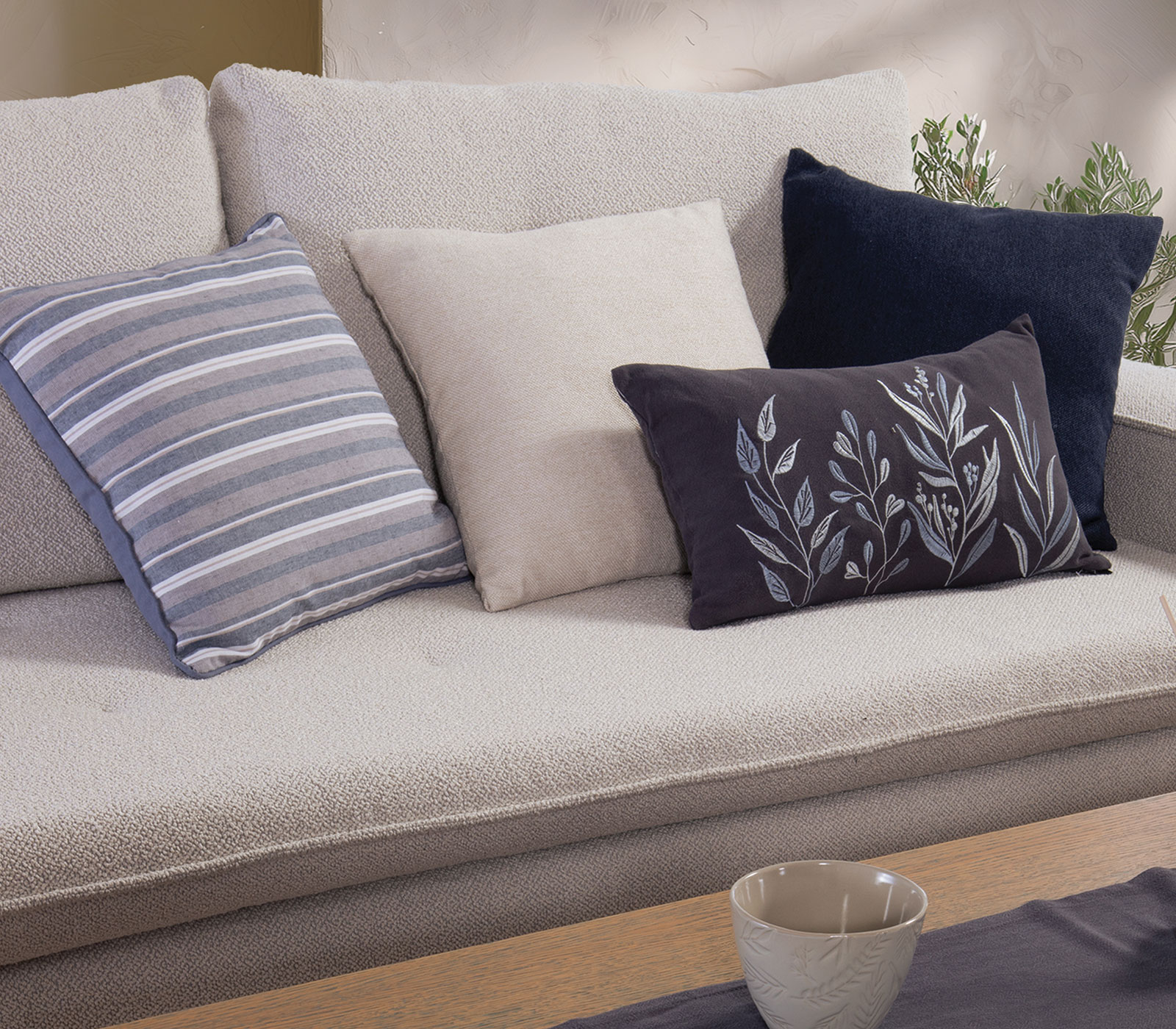 Διακοσμητικό Μαξιλάρι Nef-Nef Homeware Impact 30x50 Blue 