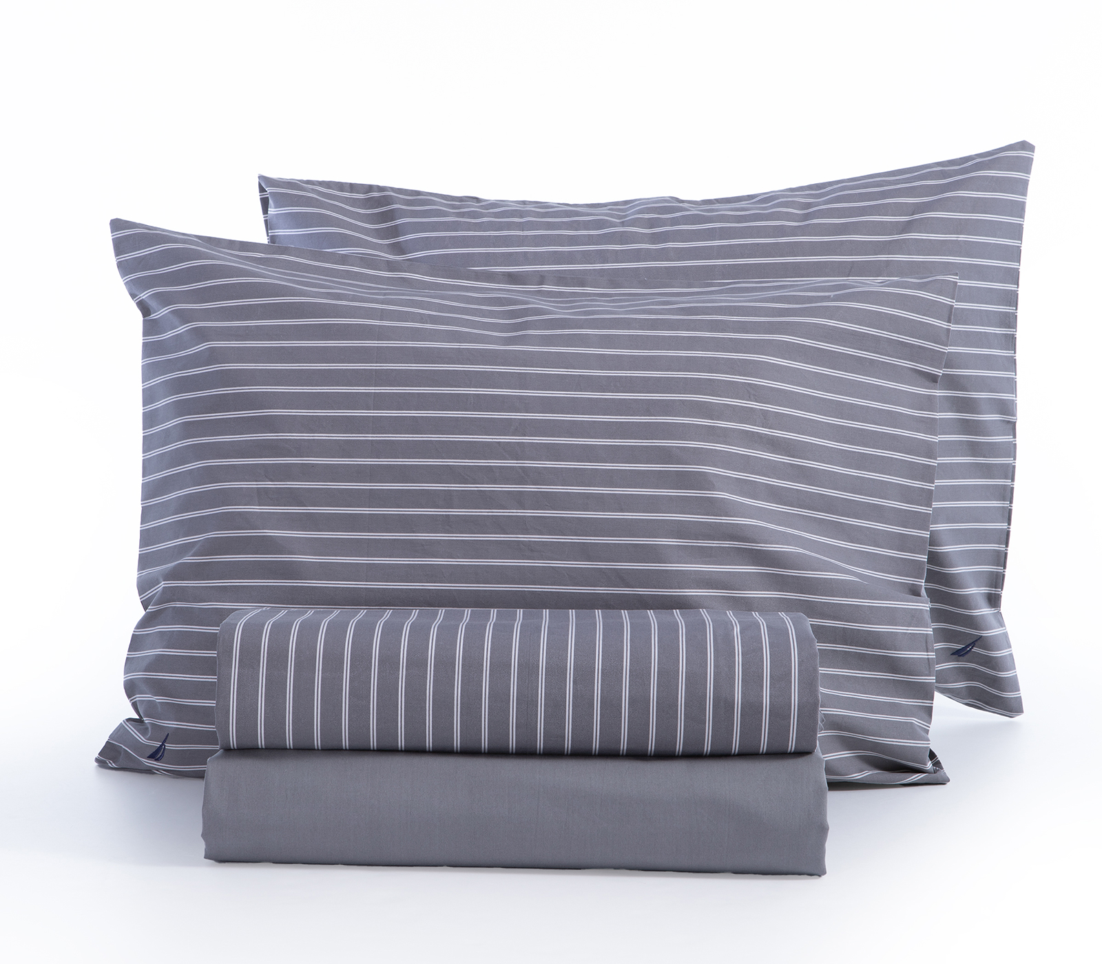 Σεντόνια Υπέρδιπλα Nef-Nef Homeware Nau Coast 240X270 Grey