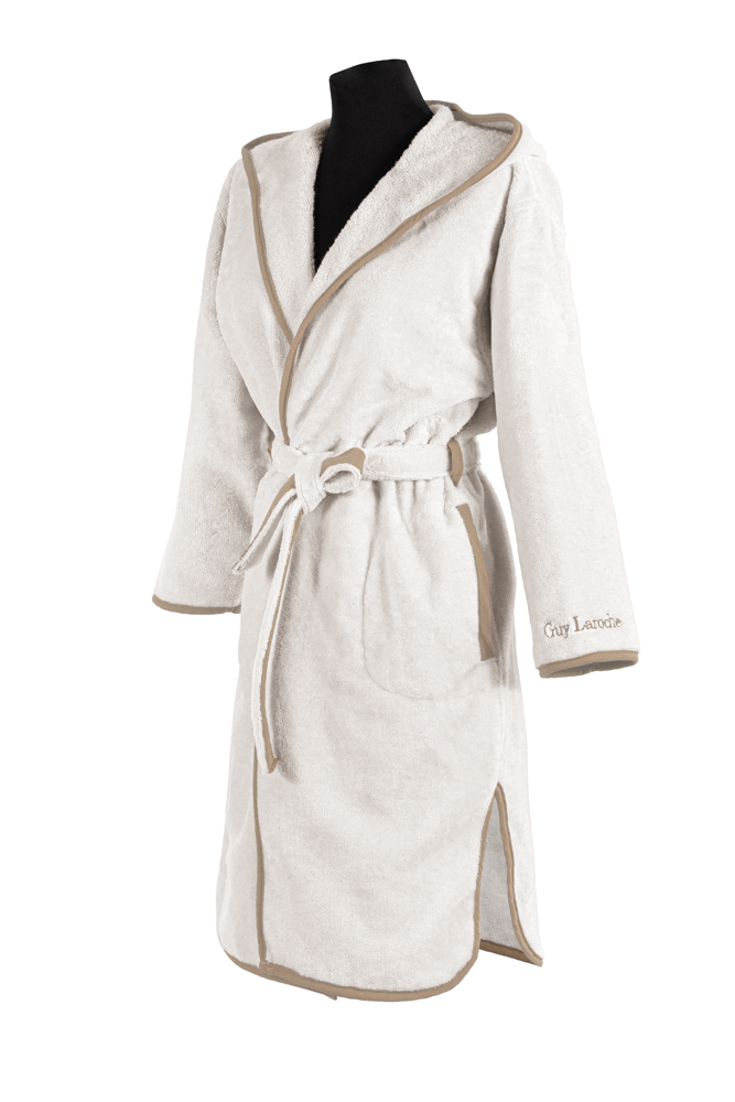 Μπουρνούζι Με Κουκούλα Guy Laroche Comfy Sand Small