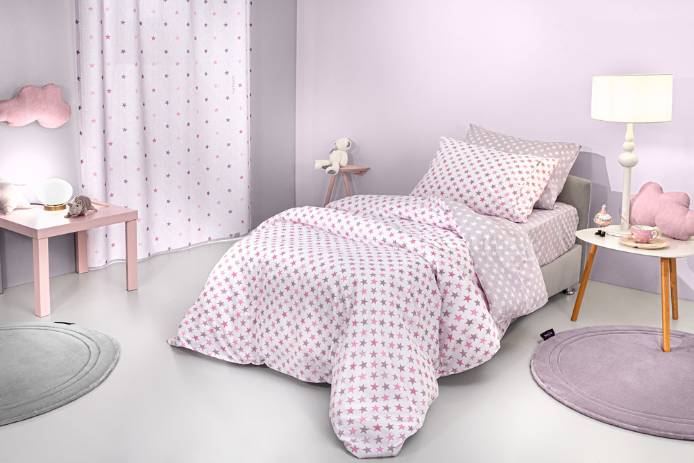 Παιδικό Σεντόνι Guy Laroche (Σετ) Cosmos Pudra 165x250 