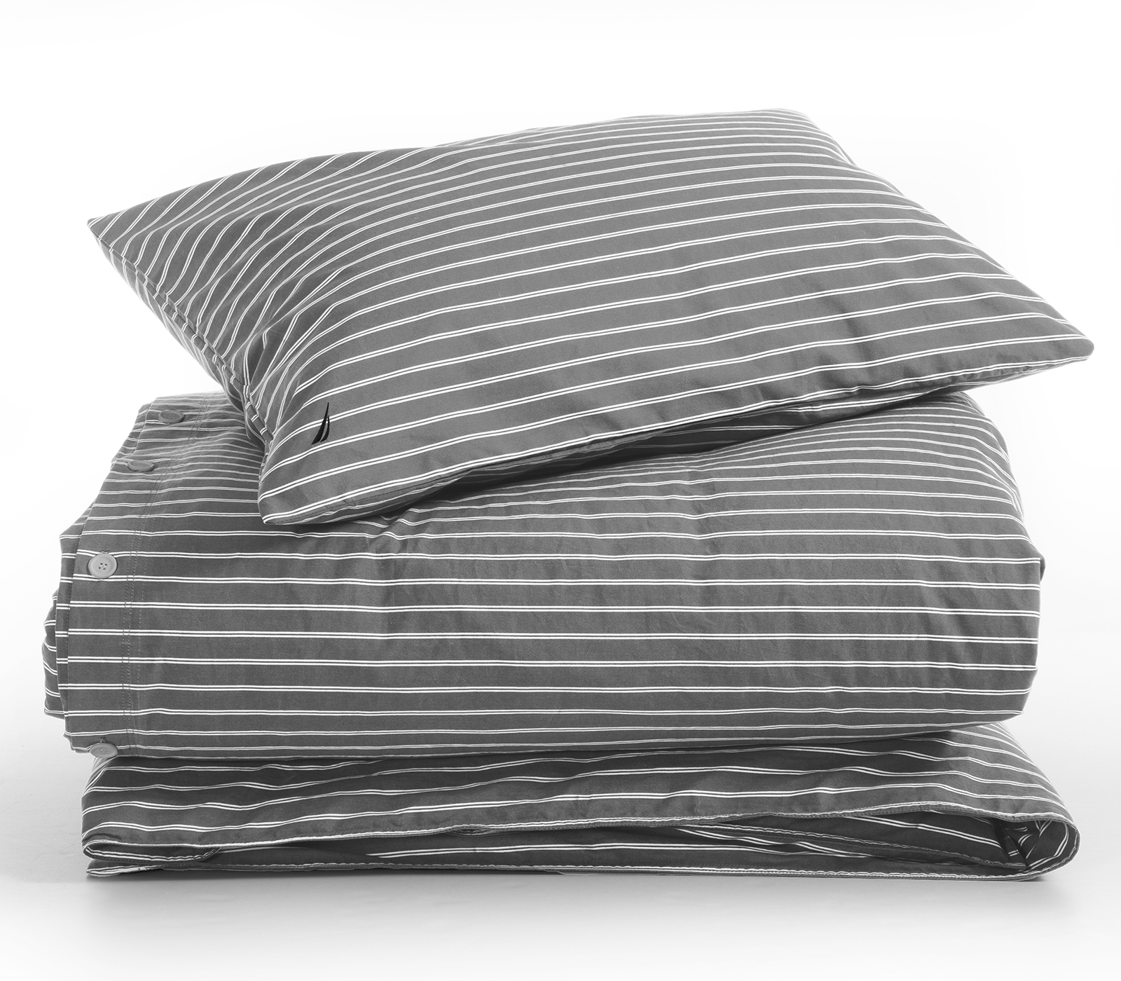 Παπλωματοθήκη Υπέρδιπλη Nef-Nef Homeware (Σετ) Nau Coast 240X220 Grey