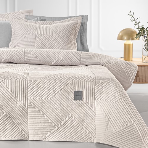 Κουβερλί Υπέρδιπλο Guy Laroche (Σετ) Ziana Natural 220X240