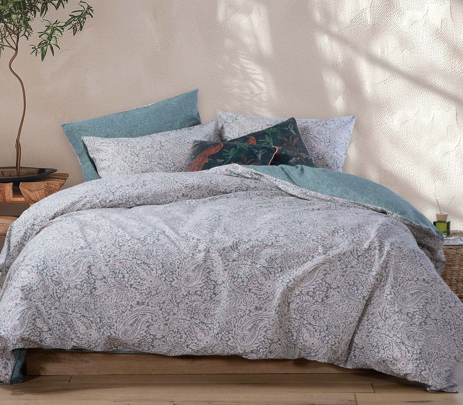 Παπλωματοθήκη μονή Nef-Nef Homeware (Σετ) Matador 170X240 Green
