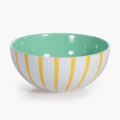 Μπώλ Σαλάτας Κεραμικό Nef-Nef Homeware Fantasy 20X20X9 Yellow