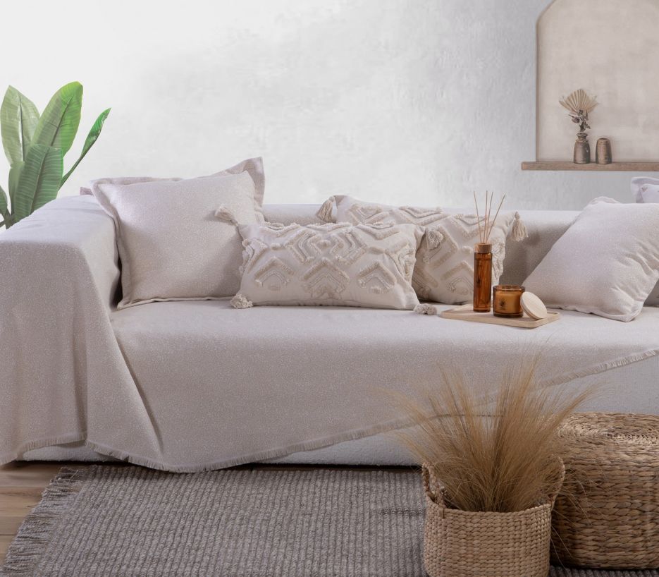 Ριχτάρι Τετραθεσίου Nef-Nef Homeware Aronia 170X350 Ecru