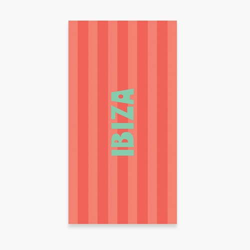 Πετσέτα Θαλάσσης Nef-Nef Homeware Ibiza 80x160 Coral