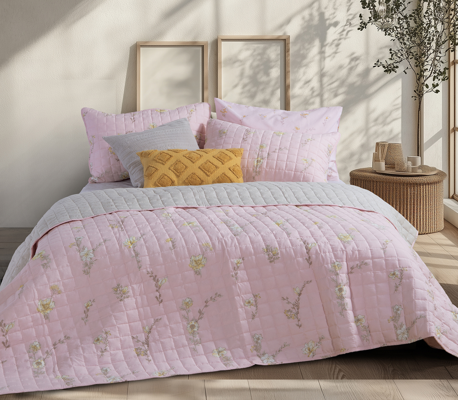 Κουβερλί Μονό Nef-Nef Homeware Irida 180x240 Pink