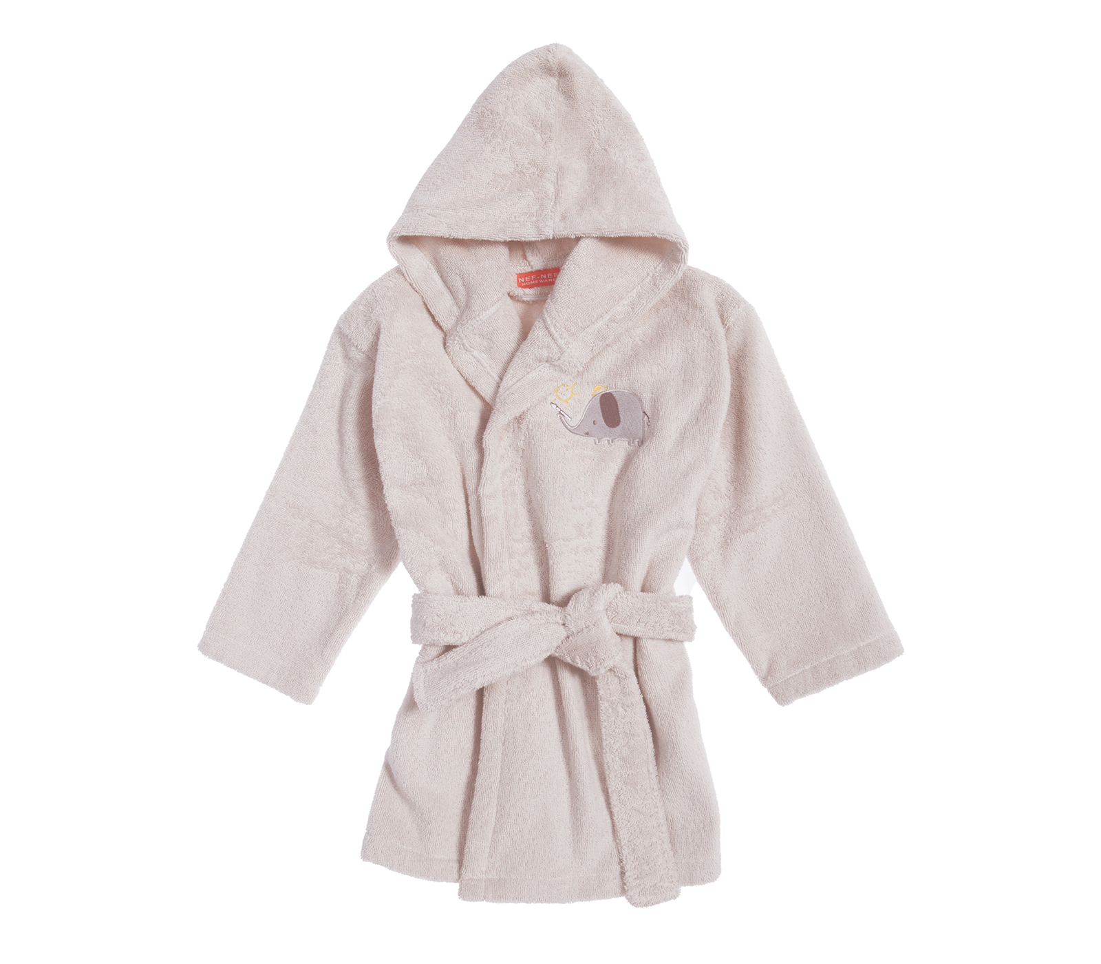Bρεφικό Μπουρνούζι Nef-Nef Homeware Happy Days 04 Greige