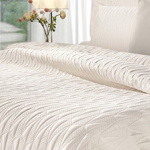 Kουβερλί Υπέρδιπλο Guy Laroche (Σετ) Ruby 240x250 Ivory