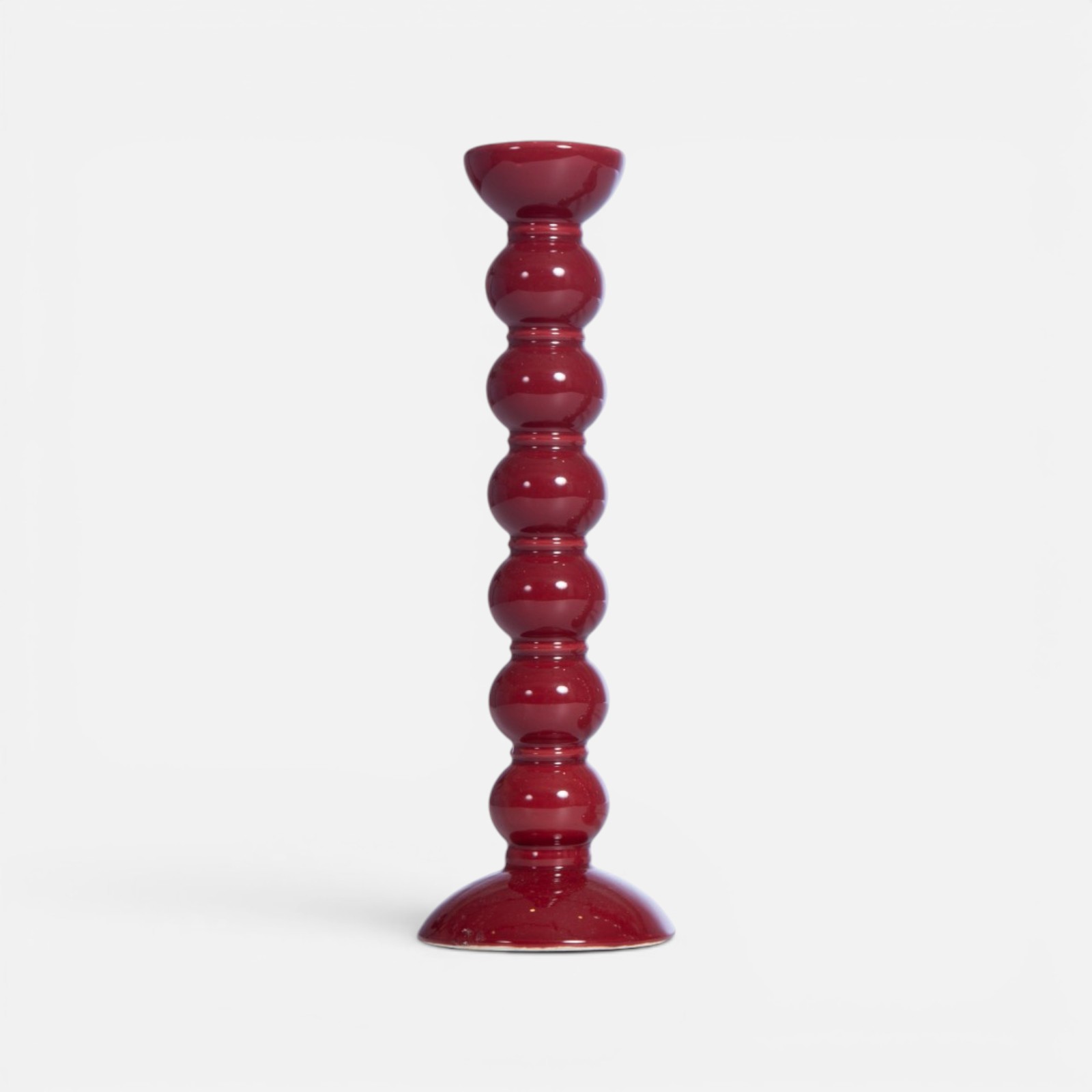 Κηροπήγιο Nef-Nef Homeware Nast 8.5x27 Bordo