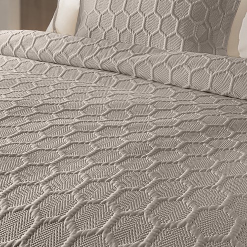 Κουβερλί King Size Guy Laroche (Σετ) Hive 250x240 Taupe