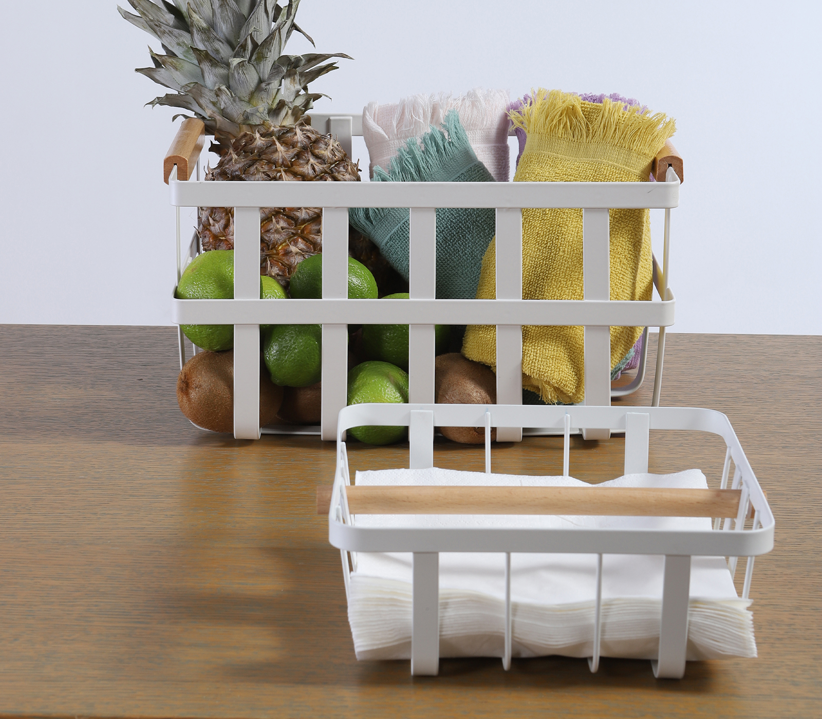 Πετσετοθήκη Μεταλλική  Nef-Nef Homeware Sezen 20x20x8 White