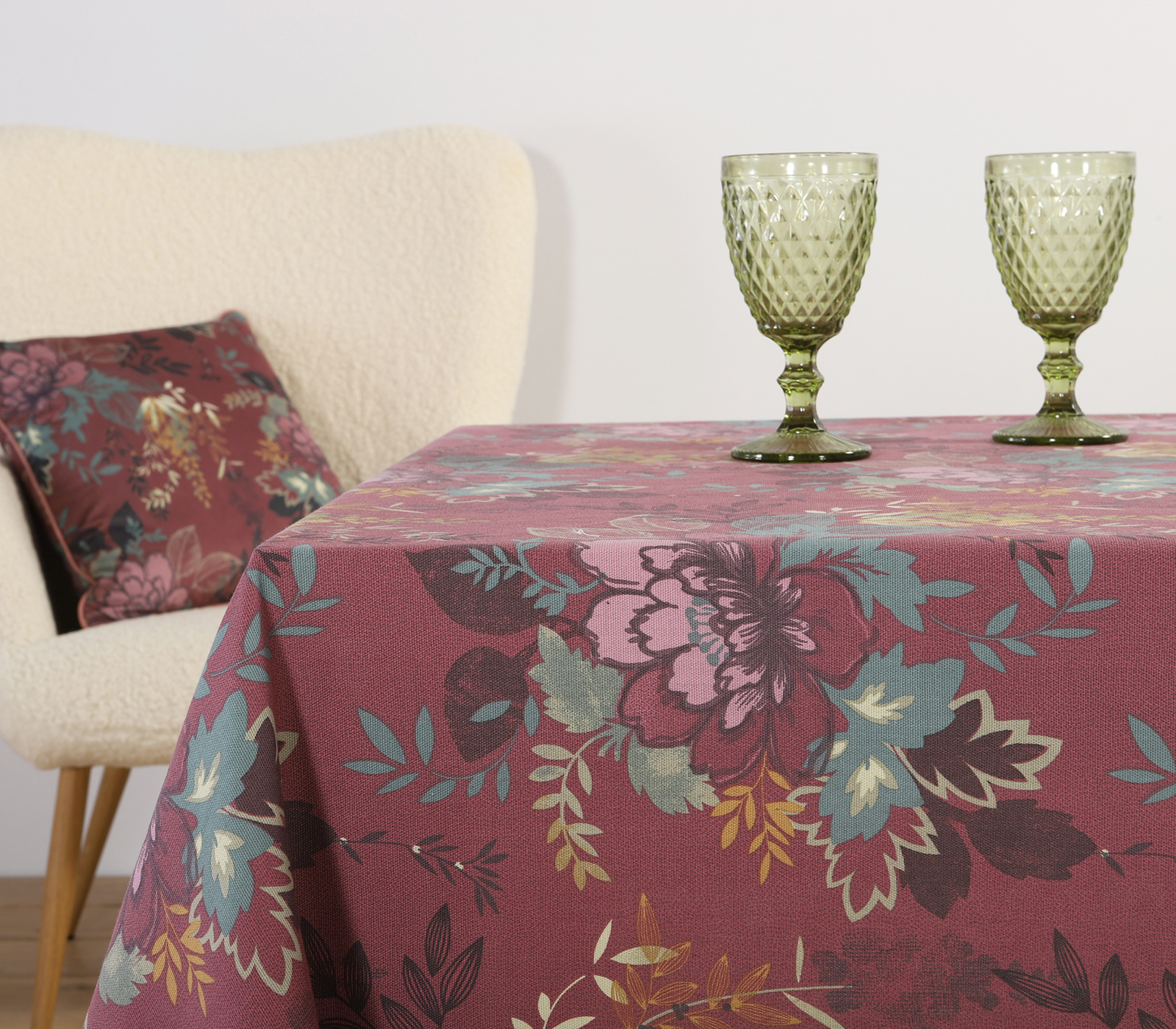 Τραπεζομάντηλο Nef-Nef Homeware Optasia 140x140 Terra 