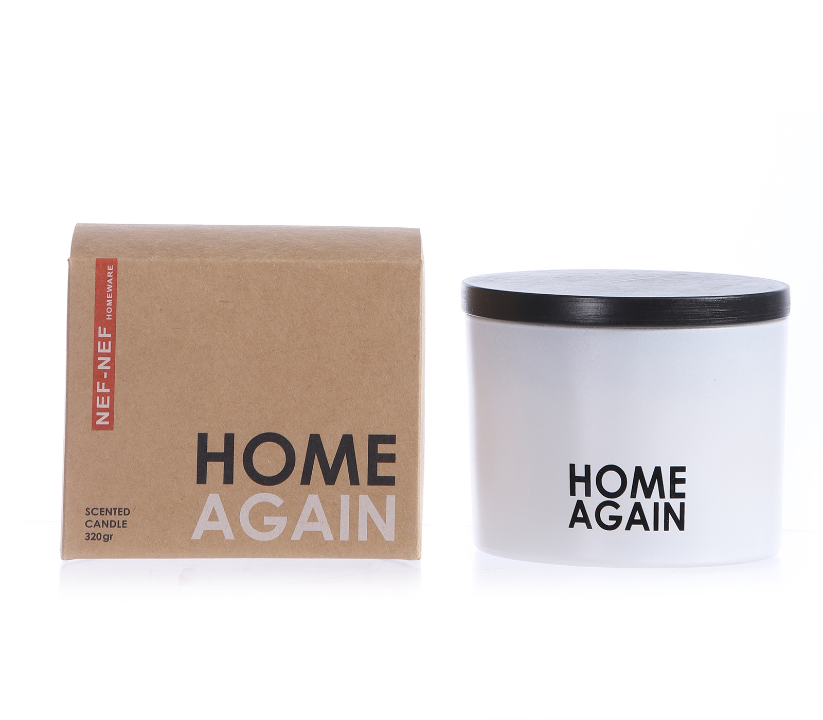 Αρωματικό Κερί Nef-Nef Homeware Home Aqain 320gr White